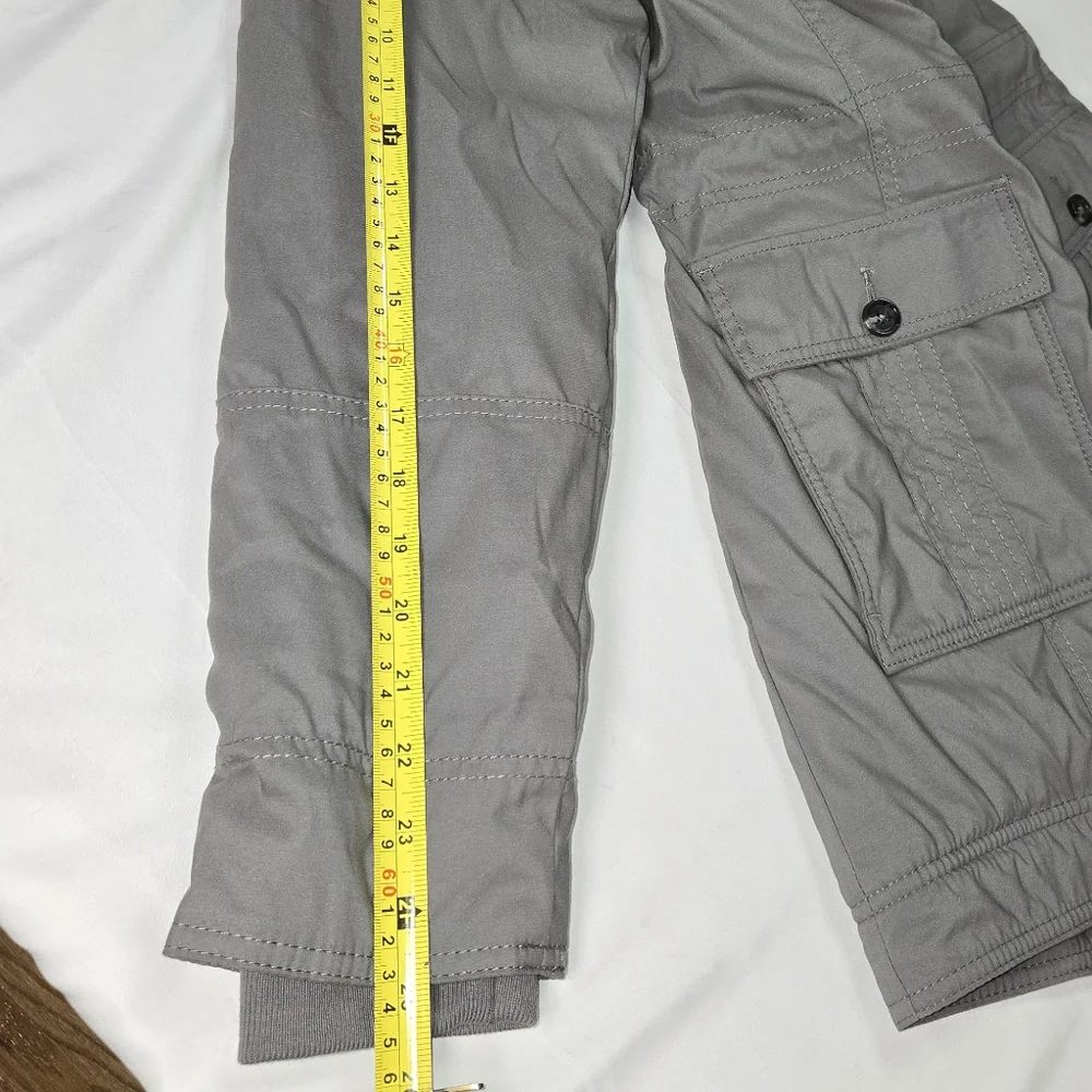 Hollister Women's Gray Jacket/ Parka with Faux Fur Hood Size Large *LIKE NEW* - Picture 12 of 12